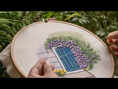 Painted Hand Embroidery Art: Fill your life with needle and thread!