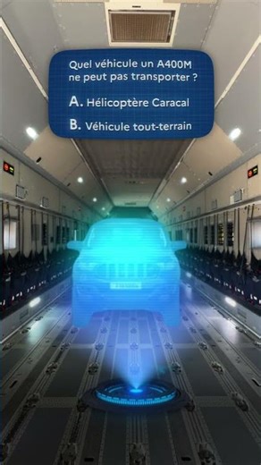 Tu penses savoir ce qui rentre dans un A400M ? 👀✈️