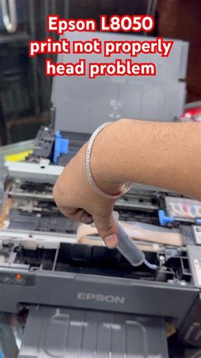Epson L8050 print not properly head problem#epson #service #printersupportsoftware