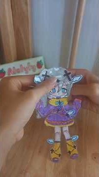 Búp bê Giấy xinh yêu Chuyển Động / DIY Paper Doll Moving. #shortvideo