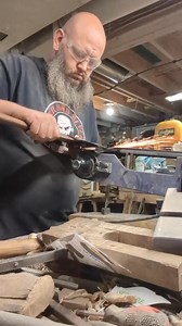 Plumb permabond double, cleaned up and ready to cut #axesharpening #axe #sharpeningtools #axetok #sharpening | Joel Burr N Bevels