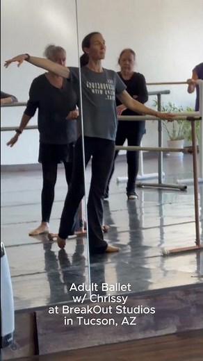 Adult Ballet w/ Chrissy at BreakOut Studios in Tucson, AZ Dance and Fitness for adults. #dance