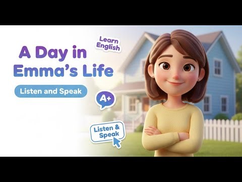 A Day in Emma’s Life: Practice REAL English Listening and Speaking!