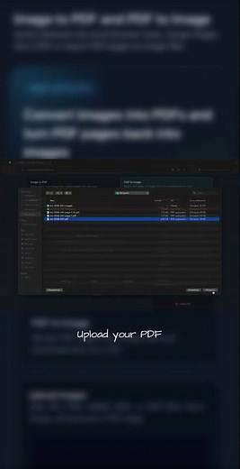 Free Image to PDF / PDF to Image Converter