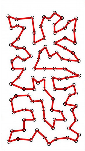 travelling salesman problem, animation #geometry #optimizationproblem #maths