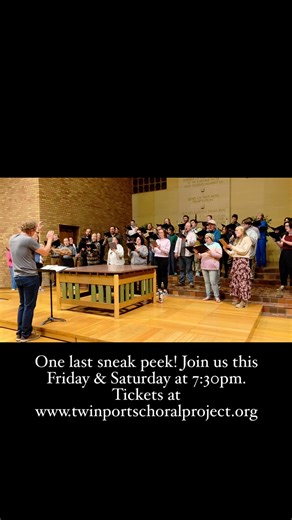 Once last glimpse into Twin Ports Choral Project rehearsals for Virtues of Resistance. Get tickets at www.twinportschoralproject.org | Twin Ports Choral Project