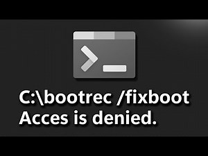 Bootrec /fixboot Access is Denied During Fix Boot Configuration in Windows 10/11 FIX [NEW 2025]