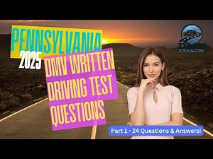 2025 Pennsylvania DMV Written Driving Permit Test Study Guide - Part 1