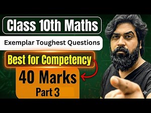 Competency Based Questions Class 10 Maths | NCERT Exemplar Toughest Questions | 80/80 with Gagan Sir