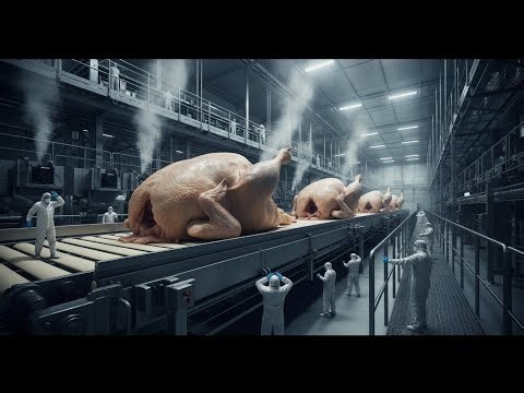 Inside The Chicken Mega Factory: From Eggs To Fully Processed Chicken Meat.