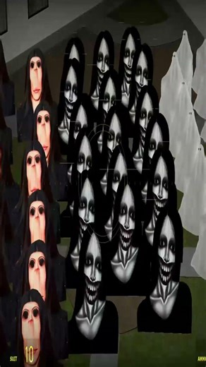 ALL GHOST IN GMOD #gmod #nextbots #shorts