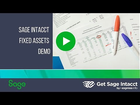 Sage Intacct Fixed Assets