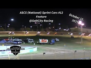 ASCS (National) Sprint Cars #12, Feature, SaltCity Racing, 10/10/25