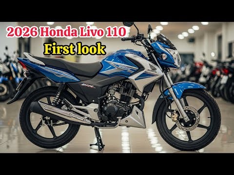 2026 Honda Livo 110 First Look | Smart Design, Smooth Power & Budget Commuter