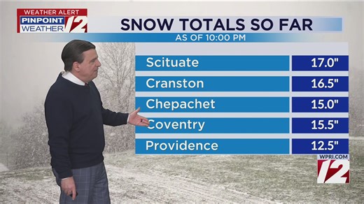 WPRI 12 Weather Forecast 1/25/26