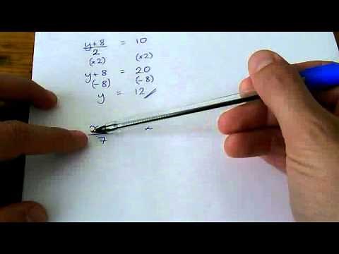 How to - solve equations with algebraic fractions