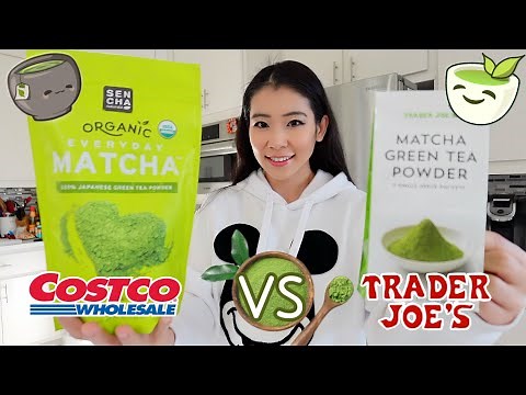 Trader Joe's matcha vs Costco matcha - best matcha powder? sencha naturals organic matcha