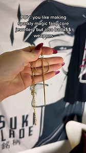 The duality 😤 #fairycore #swordjewellery #egirlasesthetic #egirljewelry #alttiktok