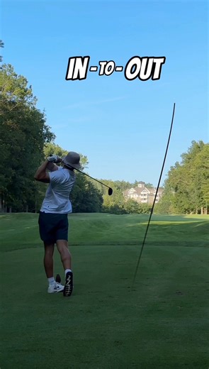 410K views · 1.7K reactions | Want an in-to-out path? Feel like you’re pulling the grip out to the right. Great for exaggerating an in-to-out swing path - shallow and from the inside. #golf #golftips #golfswing #draw #howto #quickfix #lesson | Mike Rodenbush | Facebook