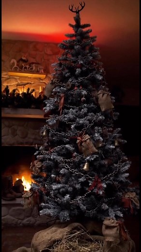 7.9K views · 86 reactions | This Krampus-inspired Christmas tree is what happens when Santa’s workshop takes a dark turn.  Tinsel meets terror, garland meets growl — and somehow, it’s perfect. Who says holiday cheer can’t come with claws? ✨ #hauntmas #christmas2025 #christmaslights #christmastreedecor | Tales That Shouldn’t Be Told | Facebook