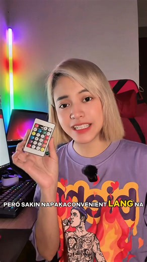THIS IS MY FAVE PURCHASE AS A GAMER!! Easy plug and play, may remote control pa, so kahit nasa kama ka lang pwede mong baguhin ang lighting ng setup mo anytime. If gusto mo ng mabilis pero bonggang room upgrade, this is your sign to add to cart. LINK HERE: https://s.shopee.ph/7AXi7T6nCP | Selena Marie