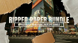 Ripped Paper Transitions & Overlays Bundle | PP