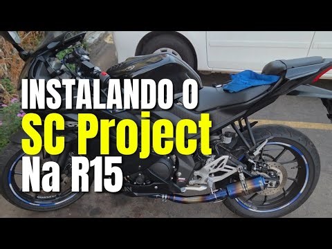 Instalando SC PROJECT Na R15 | SC Project Exhaust | R15 #r15 #scproject #yamaha #