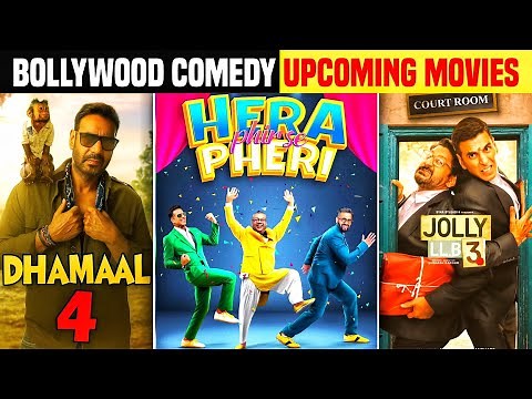 Top 10 Upcoming Bollywood & South Big Comedy Movies 2025/26! | Jolly LLB 3 & Hera Pheri 3