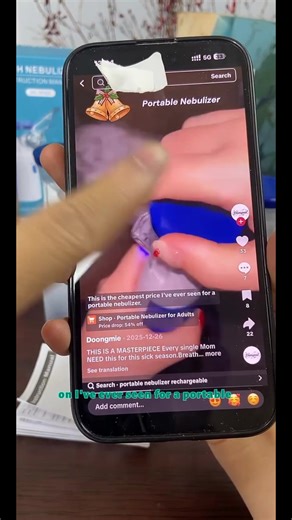 2PCS Portable Smart Humidifier with Auto-Cleaning & Dual Modes, Handheld Humidifier for Respiratory Care at Home/Travel, Adult & Kid-Friendly Design (No Include Battery)