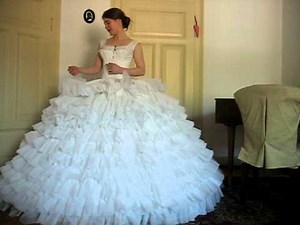 Crinoline with petticoat