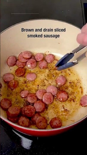 Southern Collard Greens with Smoked Sausage