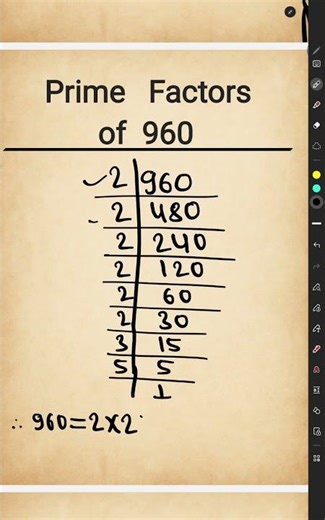 Factors of 960