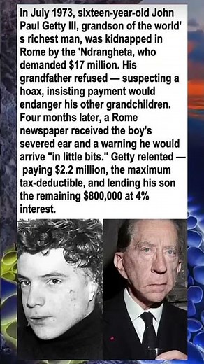 The Kidnapping of John Paul Getty III: A Shocking True Story 💰⚖️
