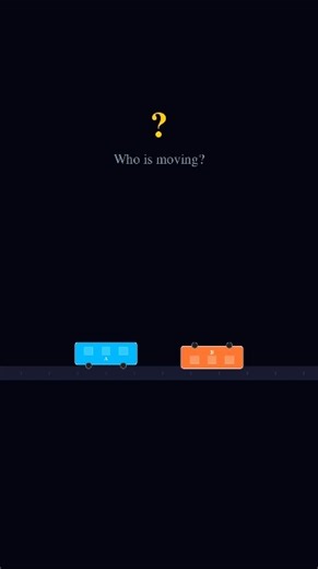 Who is actually moving? You decide.