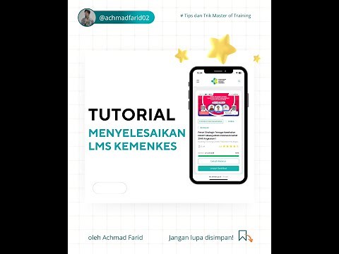 Cara Menyelesaikan Kelas Learning Management System KEMENKES