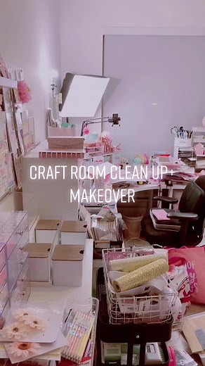 Craft Room Clean Up and Reorganization