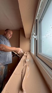 We all have our different ways of applying plaster. I love doing window seals! Enjoy. #plasterer #plastering #plasterers #plasteringlife #reels #construction #builders #fyp #fypシ゚ #foryou | Smooth1