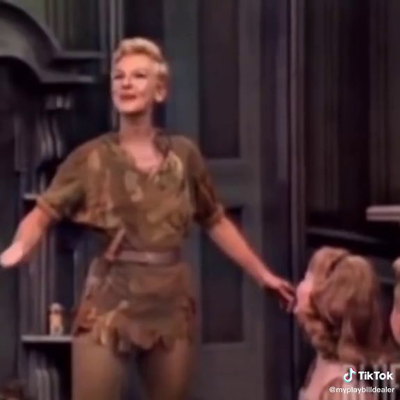 What it must have been like to watch Mary Martin take to the air on live TV in 1955! How magical it must have felt to be able to watch a live performance of her Peter in person! She is a shining example of Broadway royalty and she is today’s highlighted performer! Show: Peter Pan Song: “I’m Flying” Peter Pan is a musical based on J. M. Barrie’s 1904 play Peter Pan and his 1911 novelization of it, Peter and Wendy. The music is mostly by Moose Charlap, with additional music by Jule Styne, and most