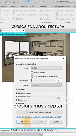 Cómo hacer un render express en Revit