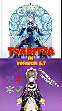 Tsaritsa | Version 6.7 #tsaritsa #sandrone #genshinimpact