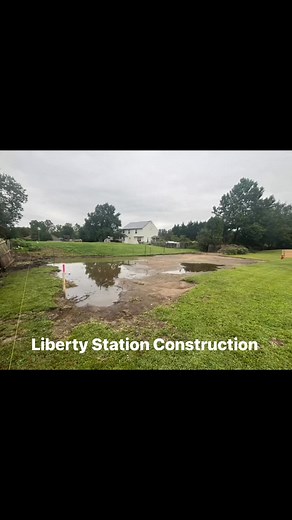 We’ve been working on a 30x60 pole barn this week, and this site definitely brought some challenges. The slope and excess water made drilling holes more complicated, and at one point we even had the machine stuck twice—but with some persistence and the right equipment, we pushed through and got the job done. At Liberty Station Construction, we enjoy tackling challenges like these and take pride in delivering quality results. We hope you enjoy seeing the progress as much as we enjoy building it. 