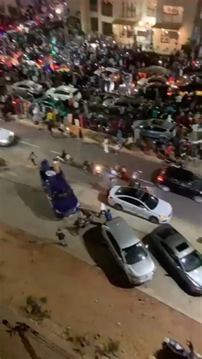 Les Rues de Dakar ce soir après la libération de Ousmane Sonko | Dakarbuzz