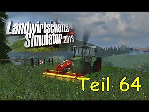 Let's Play Together Landwirtschafts Simulator 2013 Teil 64 Mähen