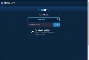 Smite Item Builder Site Demo