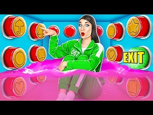 1000 Mystery Buttons Challenge #1 | Only 1 Lets You Escape by Multi DO