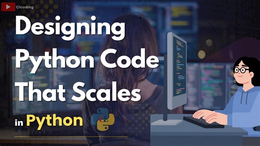 Python Coding on Instagram: "Designing Python Code That Scales https://youtu.be/l7mPAcq04u0"
