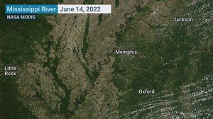 13K views · 282 reactions | The Mississippi River at Memphis just hit their LOWEST water level on record, and you can tell just by how dry the watershed around the river looks...  | The Weather Channel | Facebook