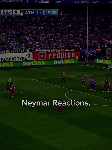 Neymar's Passionate Reactions on the Field