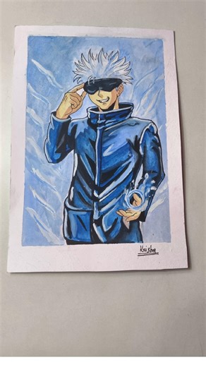 draw gojo#sukuna#Naruto#tanjiro #Itachi uchiha #short video#anime drawing