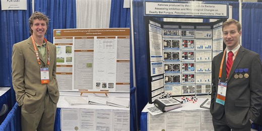 Two Lubbock students showcase research at international science fair